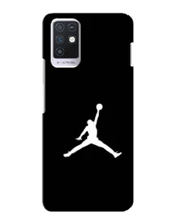 Чехол для Infinix Note 10 с картинкой «Jordan Silhouette»