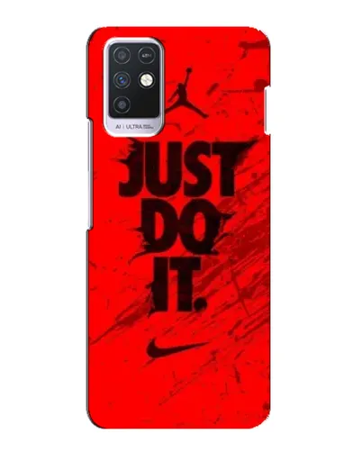 Чехол для Infinix Note 10 с картинкой «Nike Just Do It»