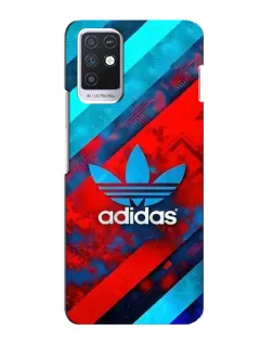 Чехол для Infinix Note 10 с картинкой «Абстракция Adidas»