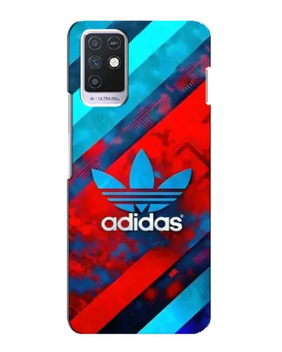 Чехол для Infinix Note 10 с картинкой «Абстракция Adidas»
