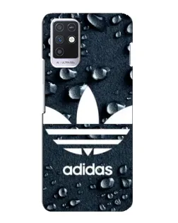 Чехол для Infinix Note 10 с картинкой «Adidas Trefoil Blue»