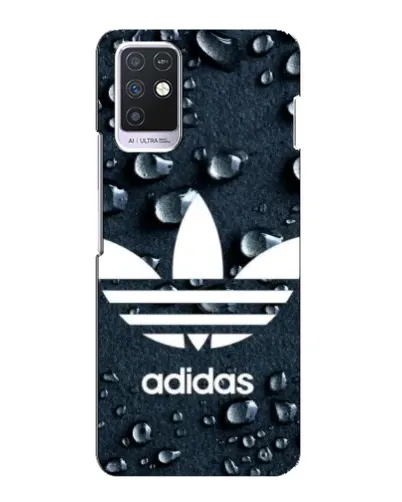 Чехол для Infinix Note 10 с картинкой «Adidas Trefoil Blue»