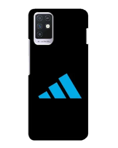 Чехол для Infinix Note 10 с картинкой «Adidas Cyan Logo»