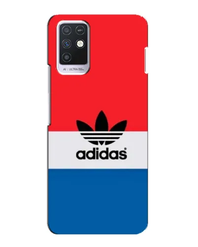 Чехол для Infinix Note 10 с картинкой «Ретро блоки Adidas»