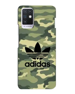 Чехол для Infinix Note 10 с картинкой «Милитари стиль Adidas»