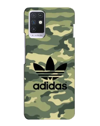 Чехол для Infinix Note 10 с картинкой «Милитари стиль Adidas»