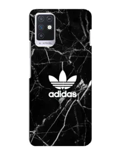 Чехол для Infinix Note 10 с картинкой «Белый мрамор Adidas»