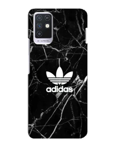 Чехол для Infinix Note 10 с картинкой «Белый мрамор Adidas»