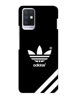Чехол для Infinix Note 10 с картинкой «Adidas с диагональными полосами»