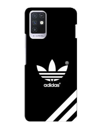 Чехол для Infinix Note 10 с картинкой «Adidas с диагональными полосами»