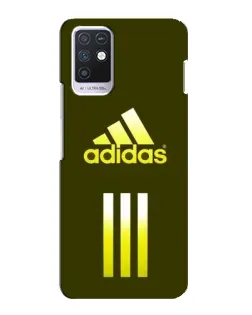 Чехол для Infinix Note 10 с картинкой «Оливковый градиент Adidas»