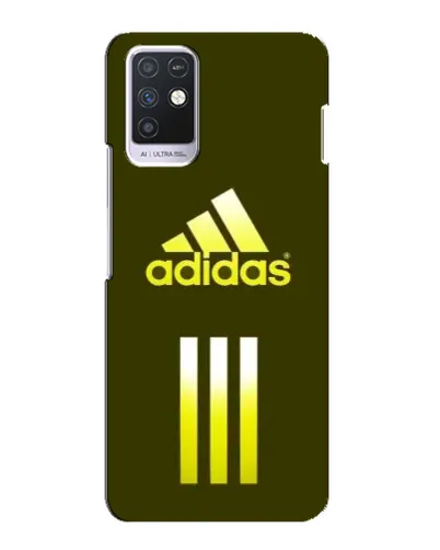 Чехол для Infinix Note 10 с картинкой «Оливковый градиент Adidas»