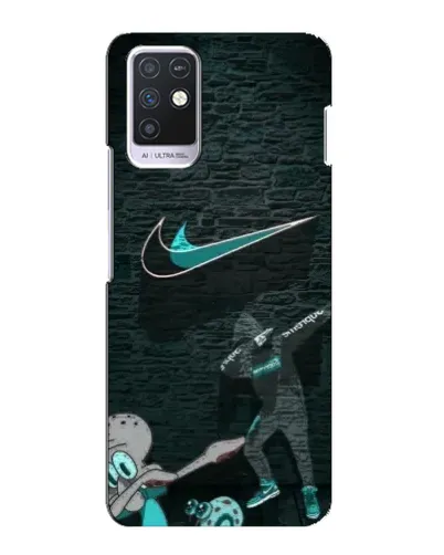 Чехол для Infinix Note 10 с картинкой «Спортивный арт Nike»