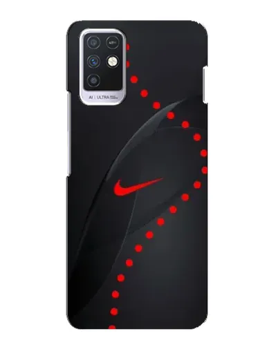 Чехол для Infinix Note 10 с картинкой «Абстрактный дизайн Nike»