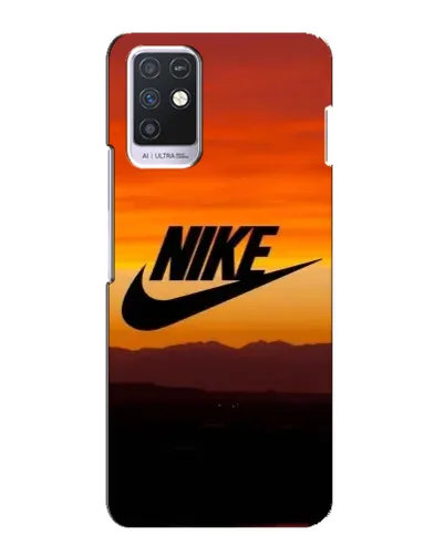 Чехол для Infinix Note 10 с картинкой «Nike — вечерний горизонт»