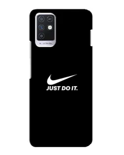 Чехол для Infinix Note 10 с картинкой «Минимализм от Nike»