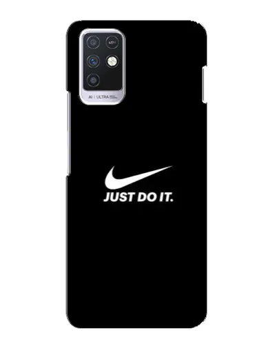 Чехол для Infinix Note 10 с картинкой «Минимализм от Nike»