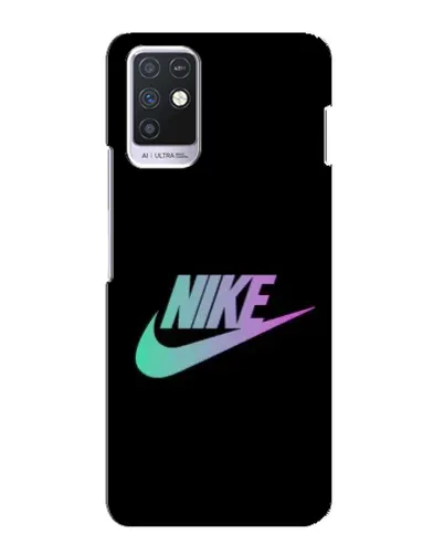 Чехол для Infinix Note 10 с картинкой «Nike — городская ночь»