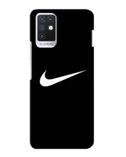 Чехол для Infinix Note 10 с картинкой «Минималистический Найк»