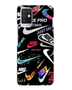 Чехол для Infinix Note 10 с картинкой «Nike — роскошь»