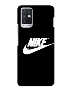 Чехол для Infinix Note 10 с картинкой «Мазки краски Nike»