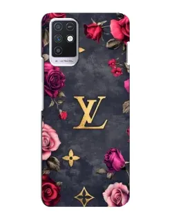 Чехол для Infinix Note 10 с картинкой «Цветочный Louis Vuitton»