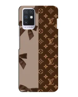 Чехол для Infinix Note 10 с картинкой «Louis Vuitton — банты»