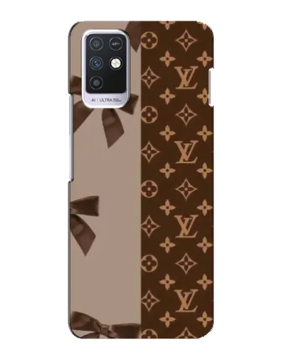 Чехол для Infinix Note 10 с картинкой «Louis Vuitton — банты»