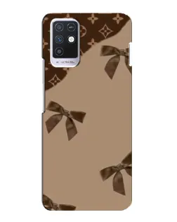Чехол для Infinix Note 10 с картинкой «LV — кофейный атлас»