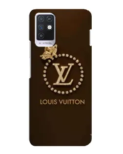Чехол для Infinix Note 10 с картинкой «LV — золотая печать»
