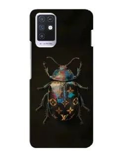 Чехол для Infinix Note 10 с картинкой «LV — мраморный принт»