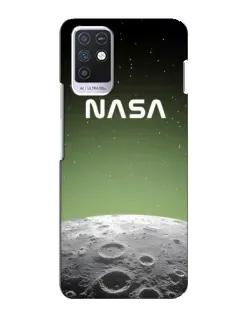 Чехол для Infinix Note 10 с картинкой «NASA — лунный градиент»