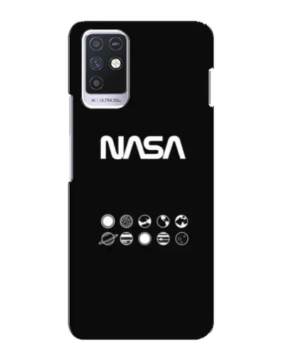Чехол для Infinix Note 10 с картинкой «NASA — технический принт» Чехол для Infinix Note 10 с картинкой «NASA — технический принт»