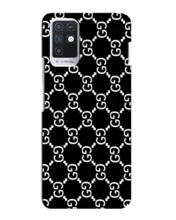 Чехол для Infinix Note 10 с картинкой «Gucci — сетчатый паттерн»