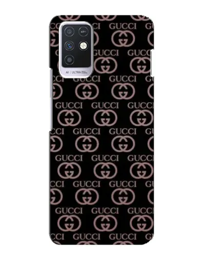 Чехол для Infinix Note 10 с картинкой «Классическая монограмма Gucci»