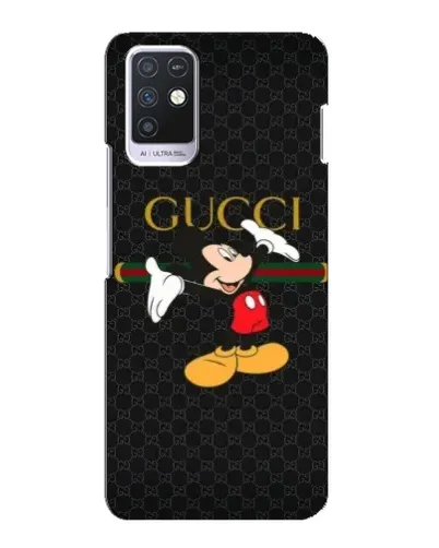 Чехол для Infinix Note 10 с картинкой «Микки Маус Gucci»