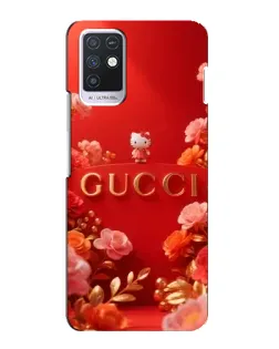 Чехол для Infinix Note 10 с картинкой «Gucci — золотой сад»