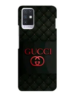 Чехол для Infinix Note 10 с картинкой «Gucci — стеганый черный»