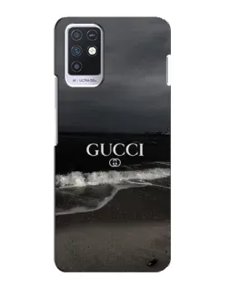 Чехол для Infinix Note 10 с картинкой «Gucci — морской прибой»