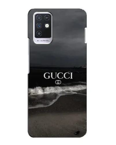 Чехол для Infinix Note 10 с картинкой «Gucci — морской прибой»