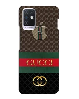 Чехол для Infinix Note 10 с картинкой «Gucci — брендированный десерт»