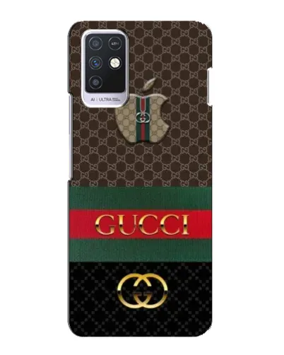 Чехол для Infinix Note 10 с картинкой «Gucci — брендированный десерт»