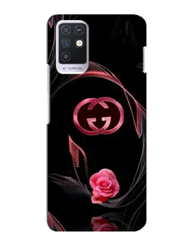 Чехол для Infinix Note 10 с картинкой «Gucci — неоновая роза»