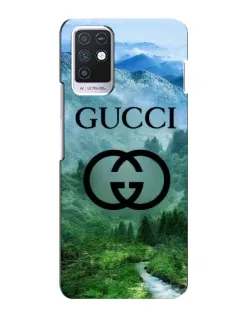 Чехол для Infinix Note 10 с картинкой «Gucci — горный пейзаж»
