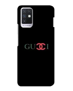 Чехол для Infinix Note 10 с картинкой «Gucci — красный градиент»