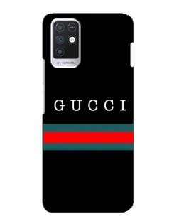 Чехол для Infinix Note 10 с картинкой «Gucci — красный пояс»