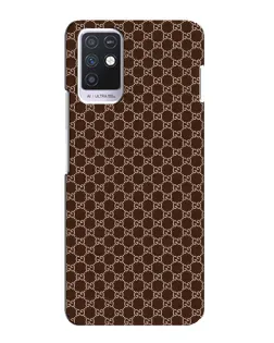 Чехол для Infinix Note 10 с картинкой «Gucci — шоколадная сетка»