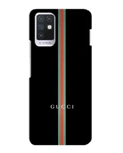 Чехол для Infinix Note 10 с картинкой «Gucci — строгая линия»