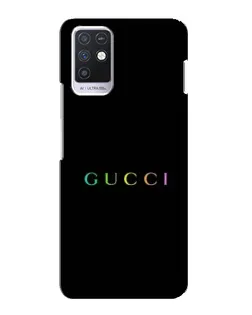 Чехол для Infinix Note 10 с картинкой «Gucci — неоновый минимализм»