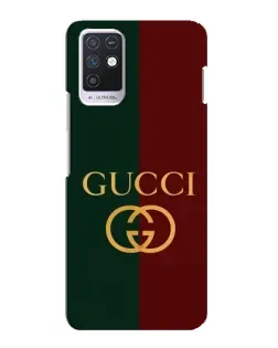 Чехол для Infinix Note 10 с картинкой «Gucci — темно-зеленый градиент»